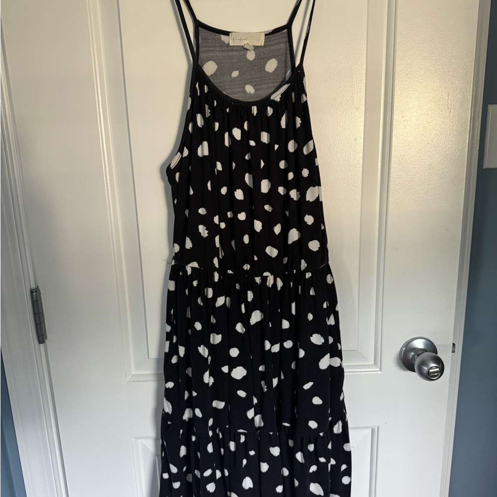 Black and White Polka Dot Dress
